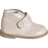 Vertbaudet Bottines met klittenband voor baby's goud