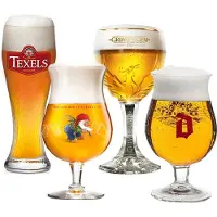 La Chouffe Bierglazen cadeau set - Happy Dad - 4 stuks