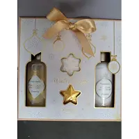 Accentra geschenk set vrouwen verjaardag - moeder dag - leuk geschenk - kado - kerst geschenk vanille- body lotion - douche gel - bruisbal