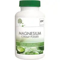 G&w Magnesium Citraat Poeder (200 gr)