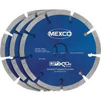 Mexco diamantschijven universeel 125x22,2mm (3 Stuks)
