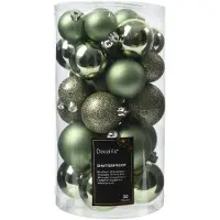 Décoris Kerstbal Groen D 6 Cm 30 Stuks