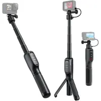 Telesin Powerbank Selfie Stick Statief met Remote voor GoPro