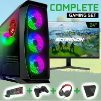 Screenon - Gaming Set - X250126 - V1 (GamePC.X250126 + 24 Inch Monitor + Toetsenbord + Muis)