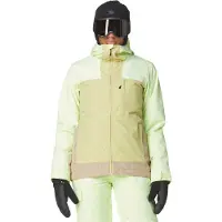 Picture Organic Clothing - Dames ski jassen - Seakrest Jkt Lime Cream Hemp Roebuck voor Dames - Maat XS - Groen