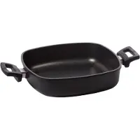 Saro Braadpan / Hapjespan 28 x 28 x 7 cm flexinductie / combizone Bosch en Siemens Compatible