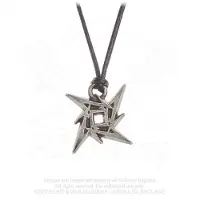 Metallica Halsketting - Ninja Logo - voor Mannen - zilverkleurig - Maat Standard