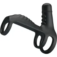 Pretty Love - Vibrerende penisdraagdoek met clitorale stimulator 1 St