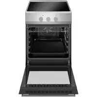 Fagor FACI203S Inductiefornuis 50 cm breed met aangesloten 2 Fase Perilex stekkerkabel - Zilver