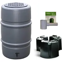Harcostar Regentonset Harcostar - 227 L - Antraciet + Voet + Vulautomaat