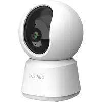 Laxihub P2 - Wifi Beveiligingscamera - Huisdiercamera - Indoor camera met 32 GB Sd-kaart - Full HD Resolutie – Wifi - Privacyfunctie - Wit