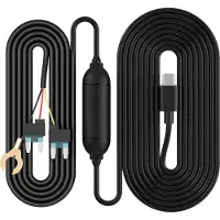 DDPai Adapter zasilania Hardwire Kit USB-C (Batterij), Dashcams, Zwart