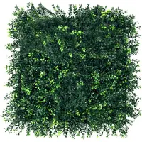 Buxibo Kunsthaag Set - 4x50x50 cm - Groene Wand - Kunstklimop - Namaak Plant - Balkonscherm - Kunstplanten Voor Buiten en Binnen - Ivy