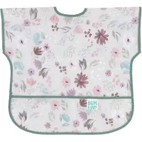 BUMKINS - Junior Bib | Slab met Korte Mouwen - Floral (1-3 jaar)
