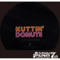 Dr. Suzuki 7" Kuttin Donuts Slipmat schwarz - Slipmat voor draaitafels