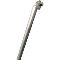 Vwp Zadelpen vast 27.2mm x 600 mm aluminium zilver