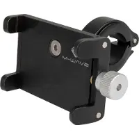 M-Wave smartphone telefoonhouder alu zwart in doosje