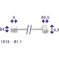 Elvedes Câble Dérailleur Shimano Compteur 2 / Suntour 6400