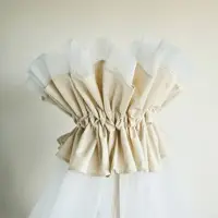 Zavelo Babybam Hemeltje Tule Wit-Beige
