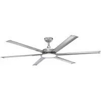 CristalRecord Plafondventilator BigBen Ø 180 cm XXL mat chroom