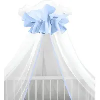 Zavelo Babybam Hemeltje Tule Wit-Blauw