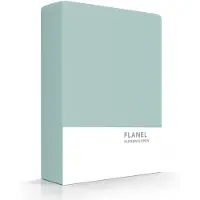 Zavelo Flanel kussenslopen Pastel Groen (set van 2)-60 x 70 cm (standaard)