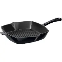 Ernesto Gietijzeren grillpan (Zwart)