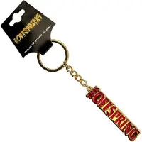 Rock Off The Offspring - Logo Sleutelhanger - Rood/Goudkleurig