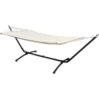 AMANKA Hangmat met Frame voor Buiten en Binnen - Hangmat voor 2 Personen - 310cm Hangmat Frame tot 120kg