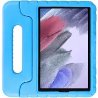 HappyCase Kinder Tablethoes Geschikt voor Samsung Galaxy Tab A7 Lite | Kindvriendelijke Hoes | Beschemhoes | Kinderhoes | met Handvat en Standaard | Blauw