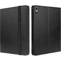 Rosso Element Geschikt voor Apple iPad Air 10.9 (2022/2020) - Hoes met Penhouder - Verstelbare Book Case met Sleep/Wake Functie en Elastische Band - Zwart