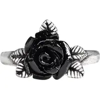Alchemy Gothic - Gothic Ring - Token of Love - voor Vrouwen - zilverkleurig - Maat S