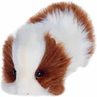 Hansa Pluche Cavia 20 cm, bruin-wit