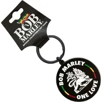 Bob Marley - Lion Sleutelhanger - Zwart