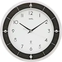 AMS Zendergestuurde wandklok F5854