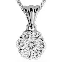 Orphelia HD-4211 - Hanger - 18 Karaat Witgoud / Diamant 0.35 ct