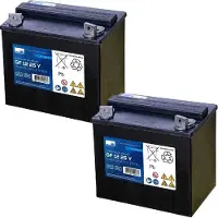 Exide Vervangende Accu Voor Ranger All Season Freedom, Safari Scooter 24V 2 X 12V 25Ah