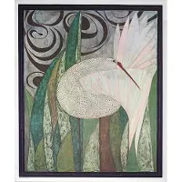 PGM Kunstdruk Beate Rose - Vogel 2 52x62cm