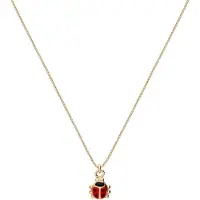 Lucardi Sieraden goud / rood / zwart