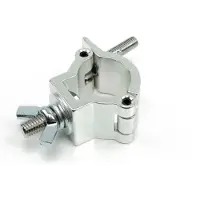 LightmaXX Half Coupler Silver 32-35mm TÜV,75kg - Half coupler