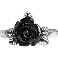 Alchemy Gothic - Gothic Ring - Token of Love - voor Vrouwen - zilverkleurig - Maat XXS