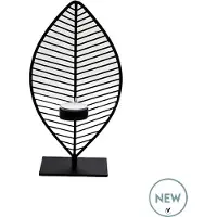 Vase the World Waxinelichtjeshouder Minas | Small | black L13 x B6 x H26 cm