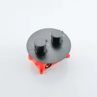 FortiFura Calvi Thermostatische Inbouwkraan - inbouwdeel - rond - Gunmetal SW1159495/SW1171110