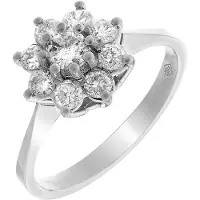 Orphelia RD-33167/55 - Ring - Witgoud 18 Karaat - Diamant 0.55 ct