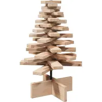 vidaXL Kerstdecoratie kerstboom 60 cm massief grenenhout