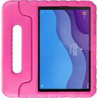 HappyCase Kinder Tablethoes Geschikt voor Lenovo Tab M10 HD Gen 2 | Kindvriendelijke Hoes | Beschemhoes | Kinderhoes | met Handvat en Standaard | Roze