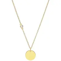 Lucardi Ketting goud / transparant