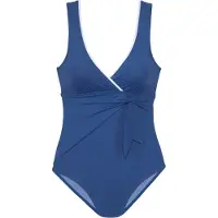 Vivance Badpak Lorena met een modellerend effect en contrastkleurige piping | Maat 34