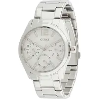 GUESS Analoog horloge 'Zoe' zilver