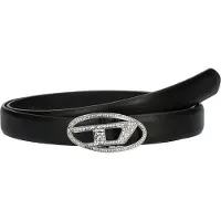Diesel Riem zwart / transparant
